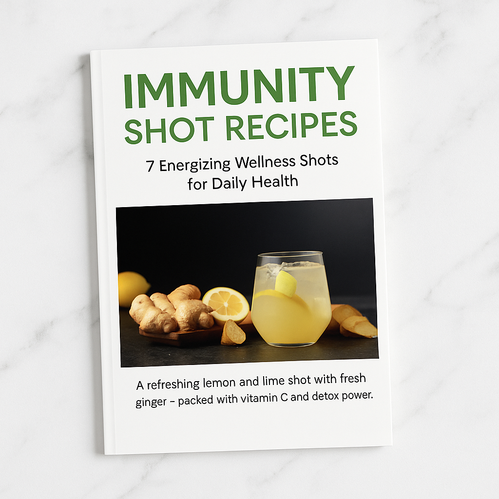 7 Detox Shot Recipes for Daily Energy & Immunity (PDF eBook)