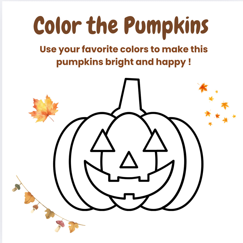 Halloween Activity Book for Kids – Printable PDF
