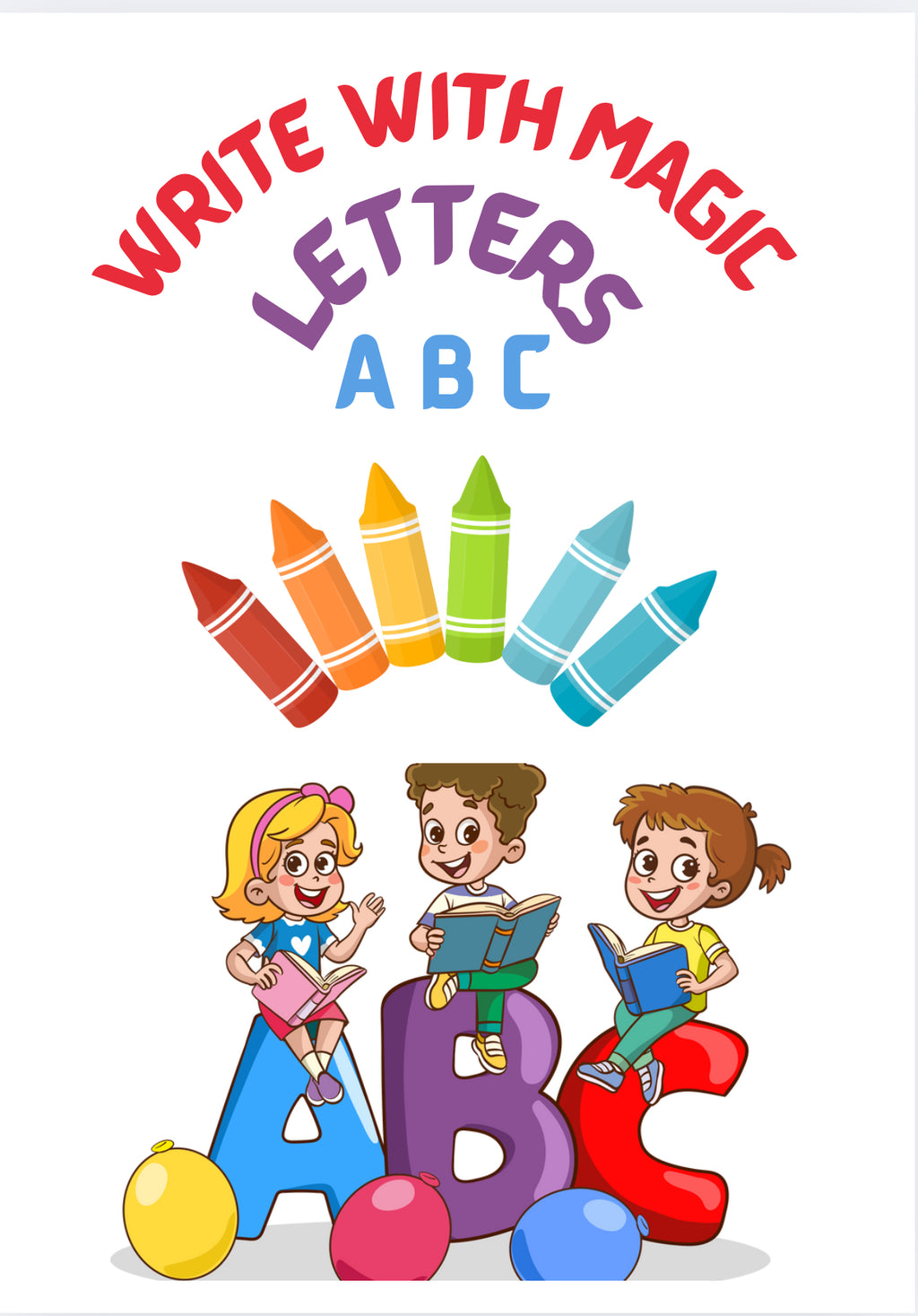 Write with Magic Letters – ABC Printable Tracing Book for Kids   Learn to write the alphabet with joy, color, and imagination! 🌈✏️