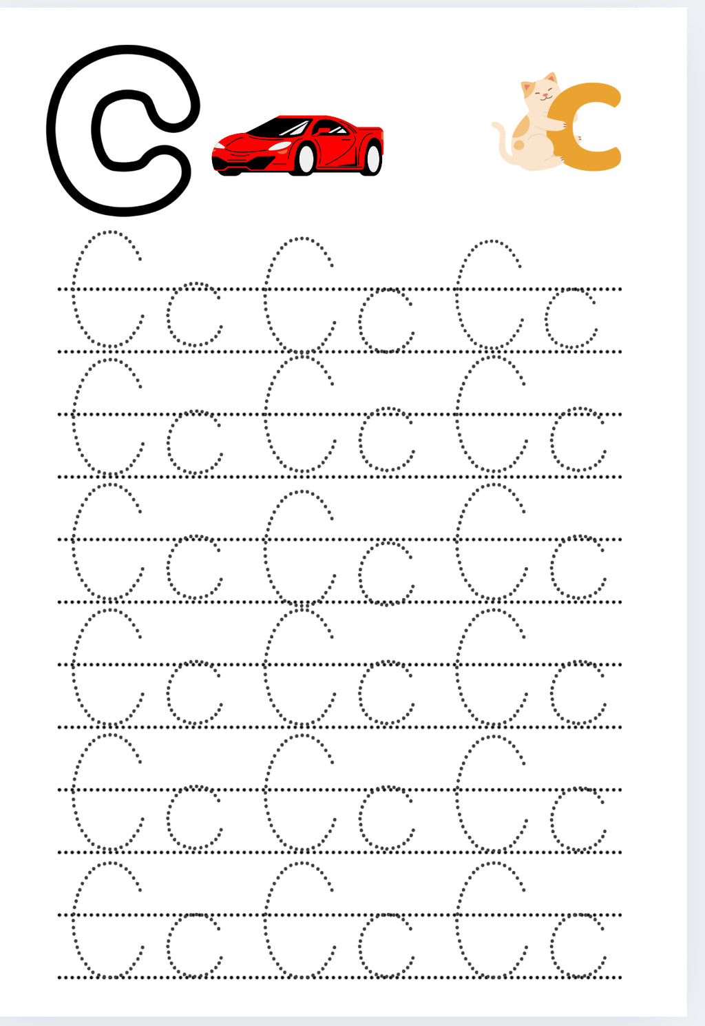 Write with Magic Letters – ABC Printable Tracing Book for Kids   Learn to write the alphabet with joy, color, and imagination! 🌈✏️