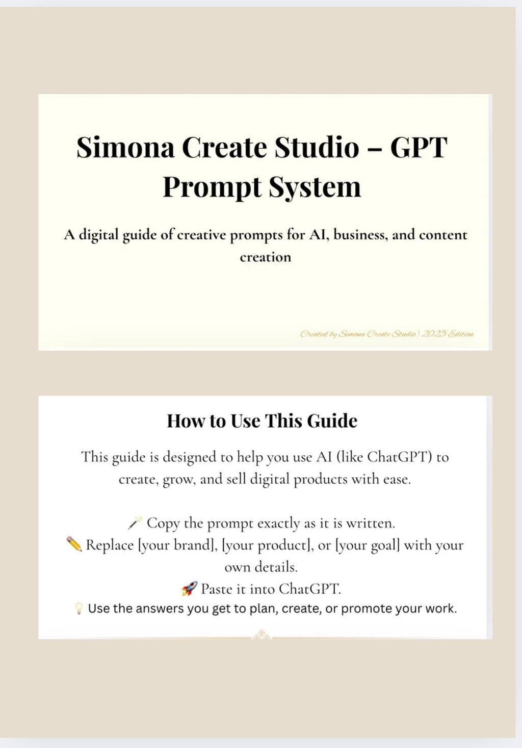 20 Powerful ChatGPT Prompts for Creators & Entrepreneurs (Instant PDF Download)
